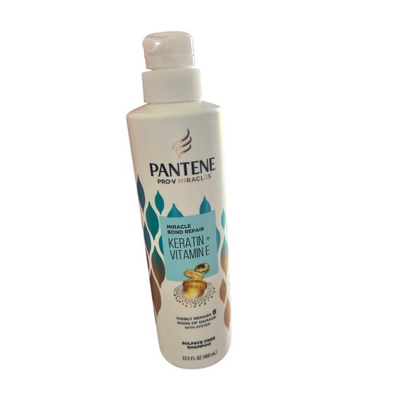 Pantene Pro-V Miracles Bond Repair Keratin Vitamin E, no Sulfate Shampoo 13.5oz - Picture 3 of 3
